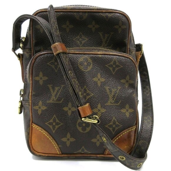 959402BQ (X6) Louis Vuitton Crossbody Bag Brown Monogram - Picture 2 of 10